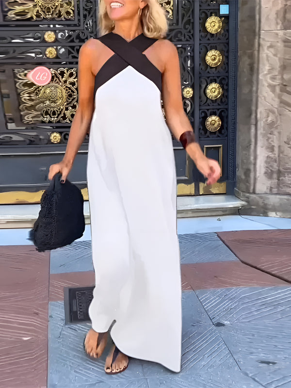 Esther - Halterneck Maxi Dress