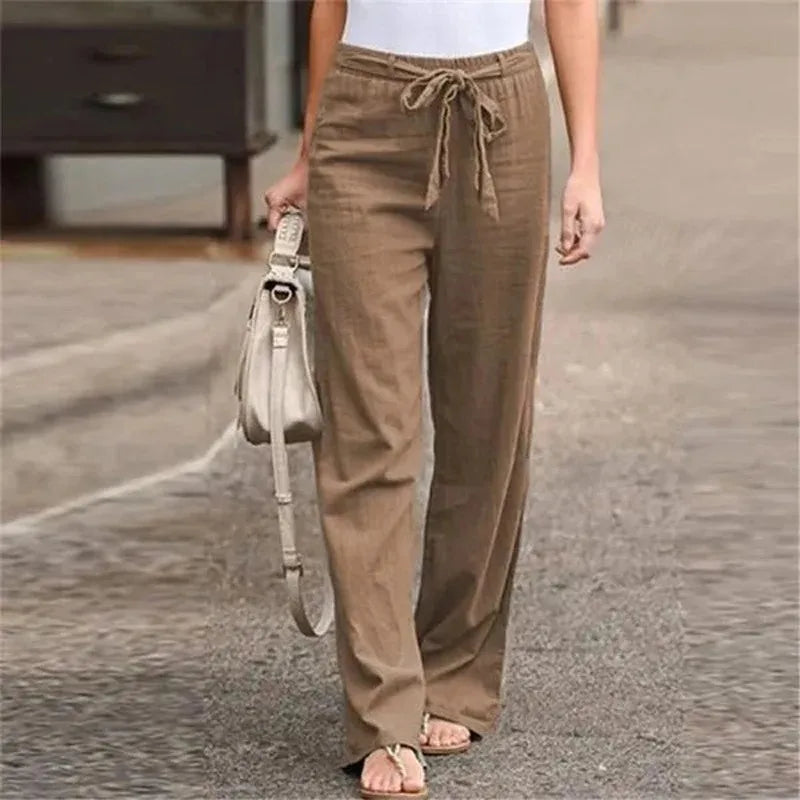 GRACE | Classic Cotton Straight Pants