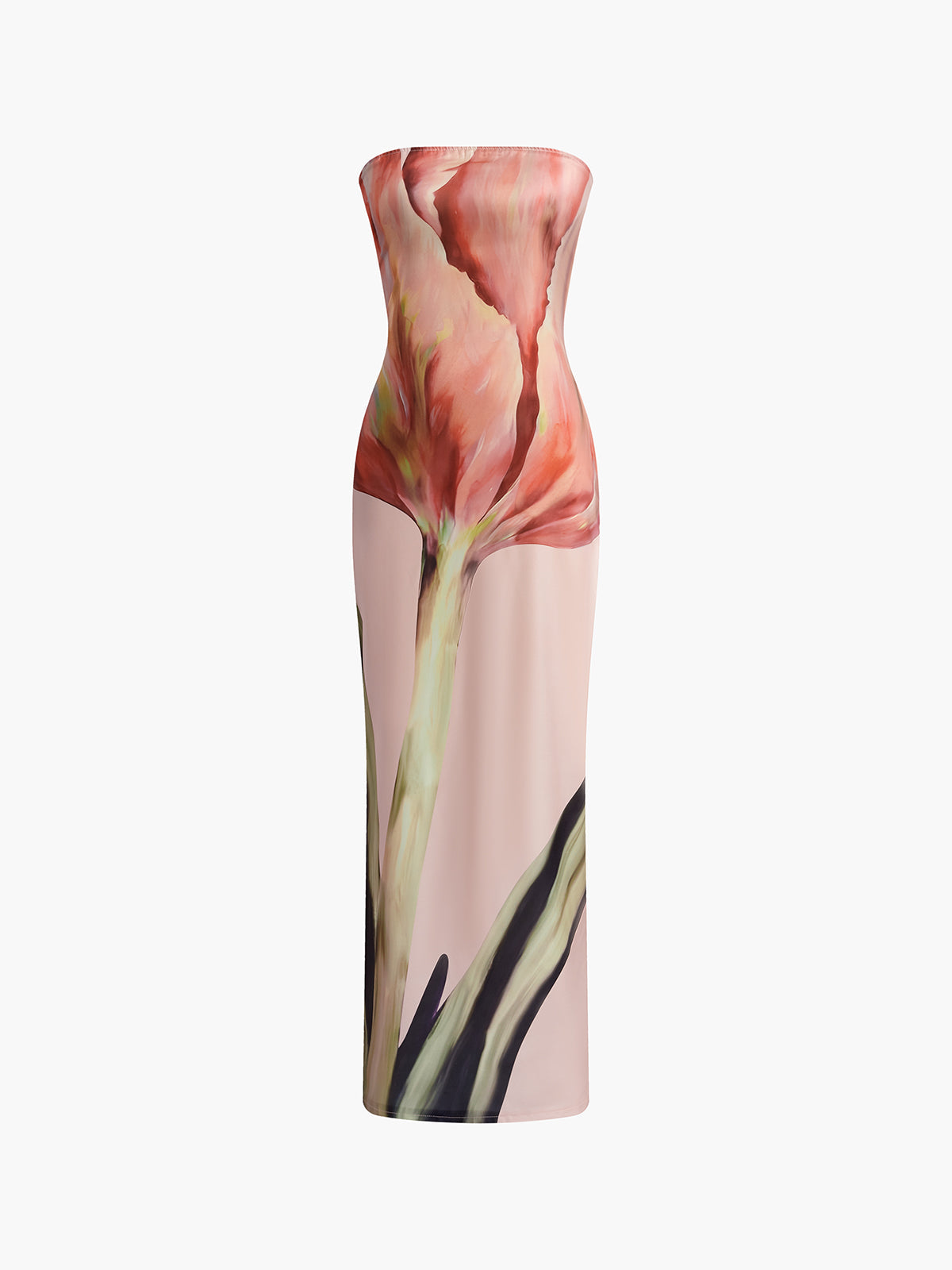Diana | Floral Satin Dress