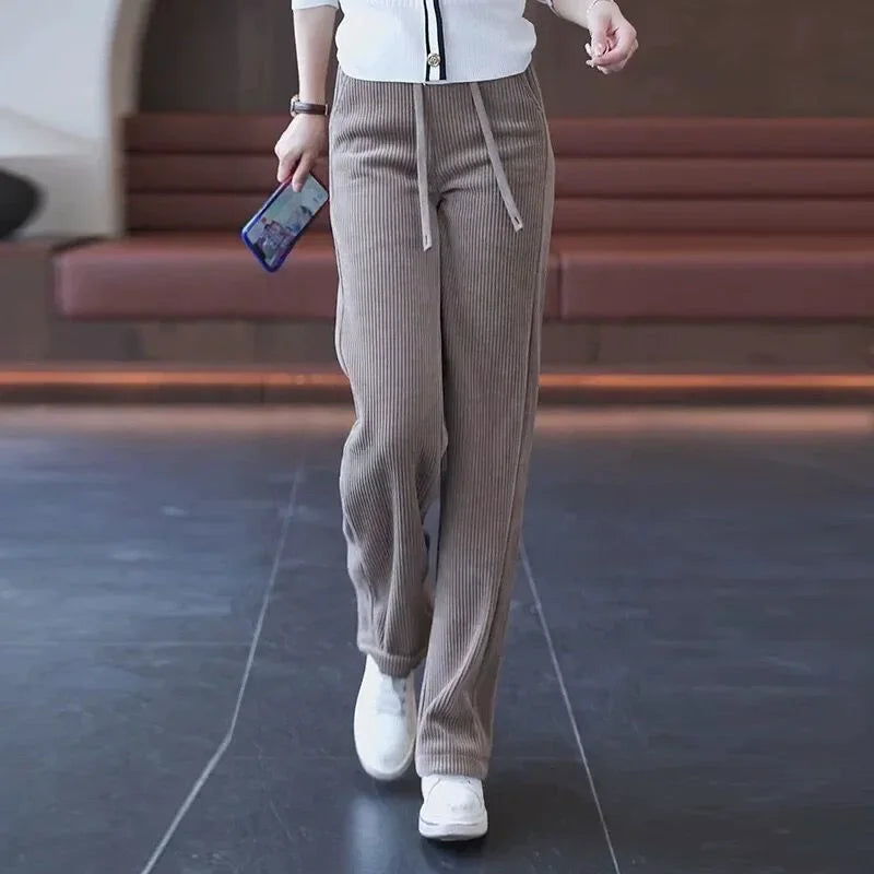 GRACE | Corduroy Wide-Leg Trousers
