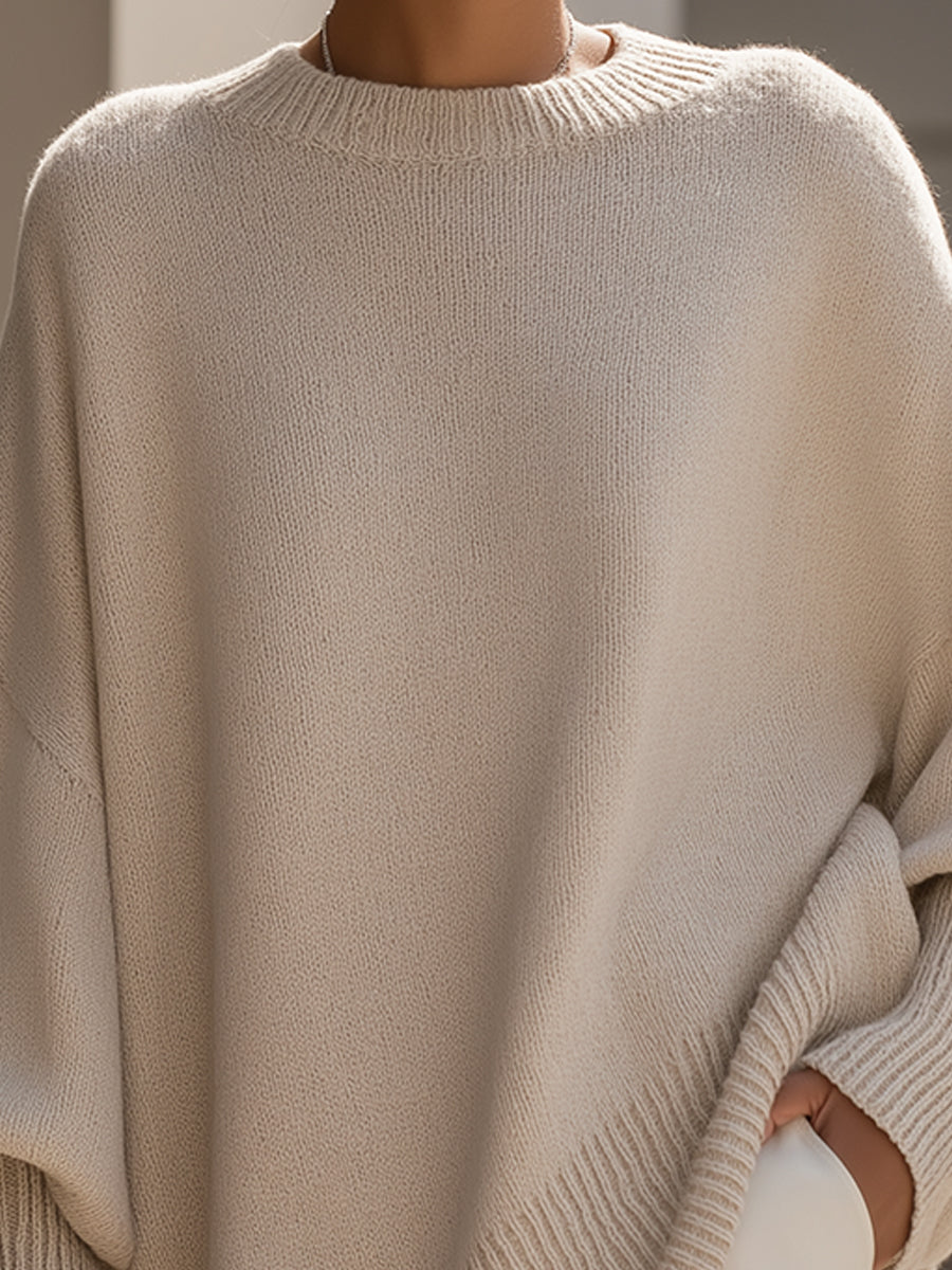 ELODIE™ | Wool-Blend Oversized Jumper