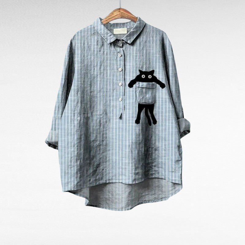 Chloé | Elegant Linen Summer Blouse