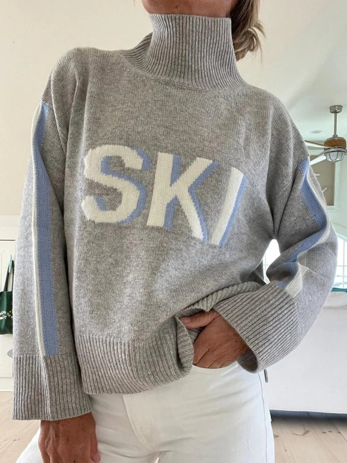 Daisy | Retro Turtleneck Ski Sweater