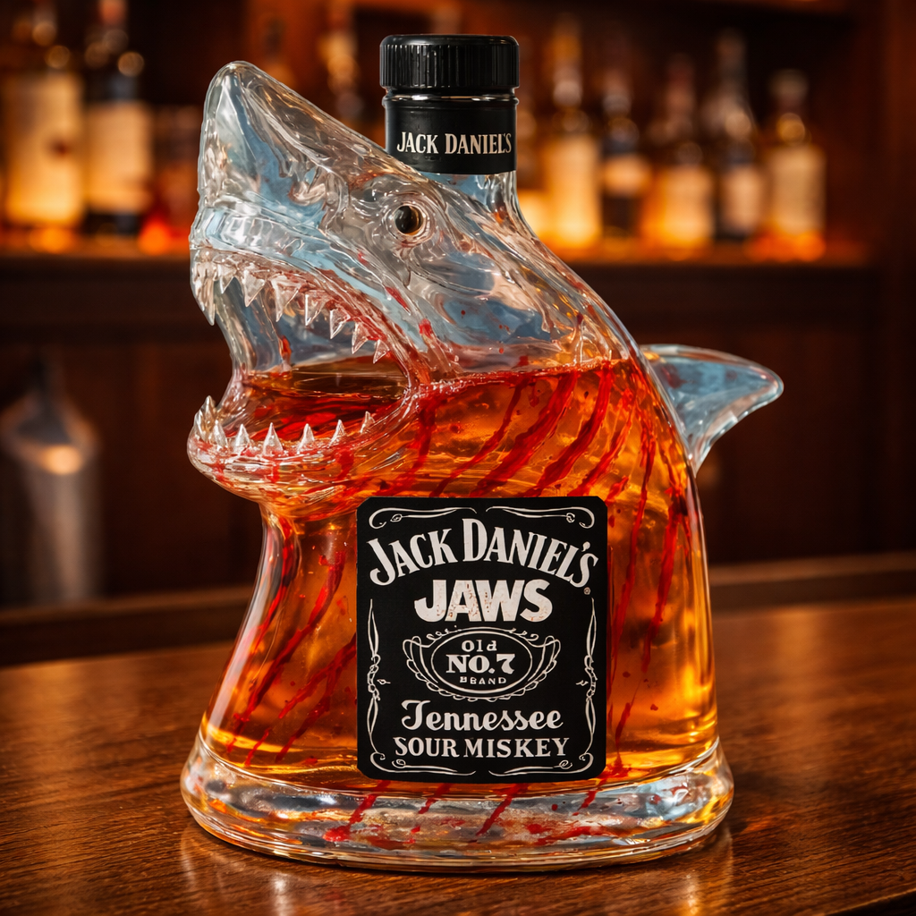 Whisky Bottle - Shark Edition