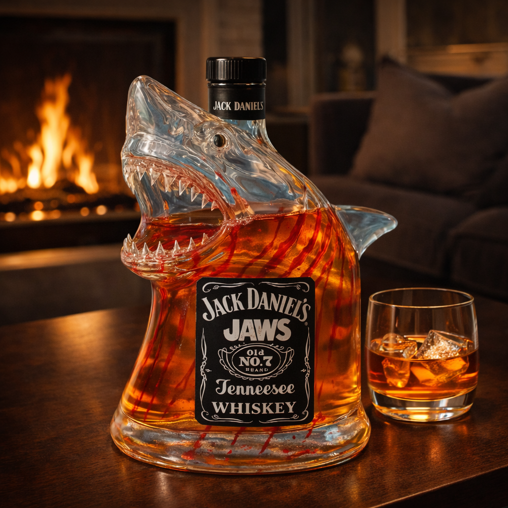 Whisky Bottle - Shark Edition