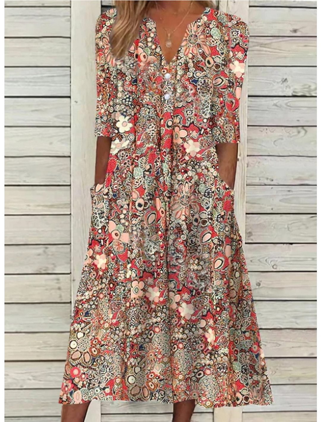 Sophia - Breezy Floral Summer Dress