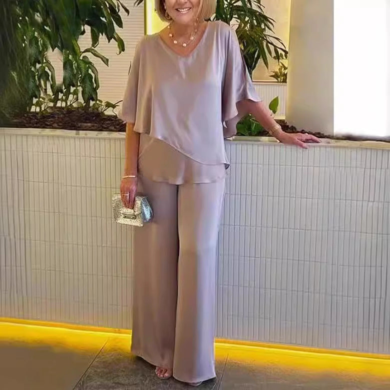 Martha - Comfortable Wide-Leg Set