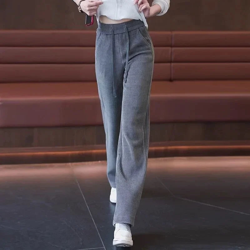 GRACE | Corduroy Wide-Leg Trousers